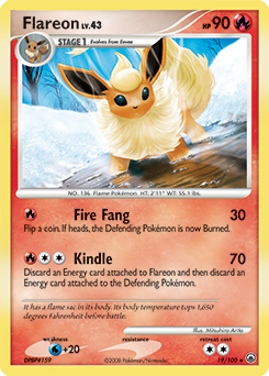 Pokemon Majestic Dawn Flareon - 19