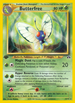 Pokemon Neo Discovery Butterfree - 19