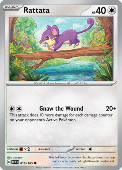 Pokemon 151 Rattata - 19