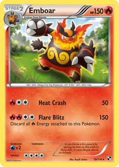 Pokemon Black & White Emboar - 19