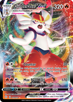 Pokemon Shining Fates Cinderace VMAX - 19
