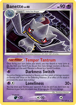 Pokemon Platinum Banette - 19
