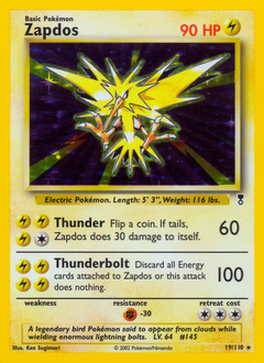 Pokemon Legendary Collection Zapdos - 19