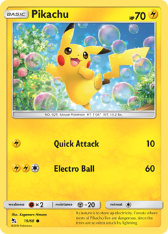 Pokemon Hidden Fates Pikachu - 19