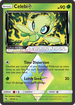 Pokemon Lost Thunder Celebi ◇ - 19