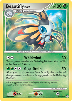 Pokemon Diamond & Pearl Beautifly - 19