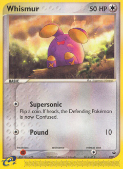 Pokemon Nintendo Black Star Promos Whismur - 19