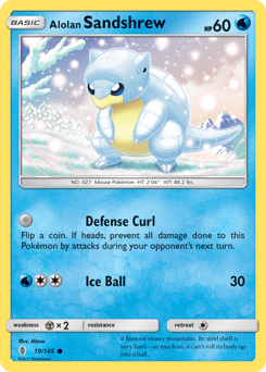 Pokemon Guardians Rising Alolan Sandshrew - 19