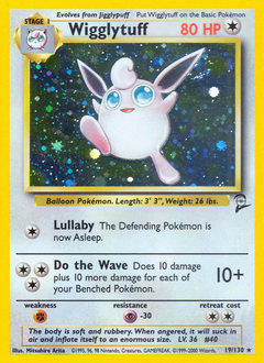 Pokemon Base Set 2 Wigglytuff - 19