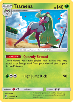 Pokemon Unified Minds Tsareena - 19