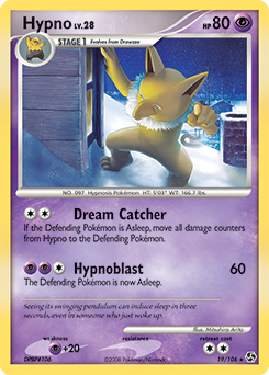 Pokemon Great Encounters Hypno - 19