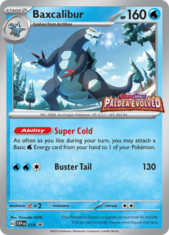 Pokemon Scarlet & Violet Black Star Promos Baxcalibur - 19