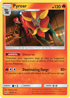 Pokemon Forbidden Light Pyroar - 19
