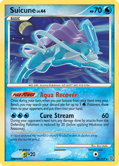 Pokemon Secret Wonders Suicune - 19