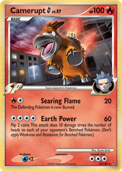Pokemon Supreme Victors Camerupt G - 19