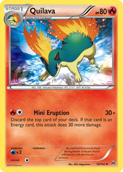 Pokemon BREAKthrough Quilava - 19