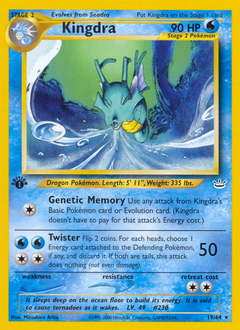 Pokemon Neo Revelation Kingdra - 19