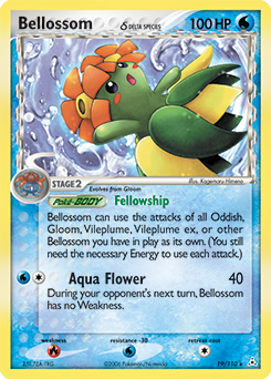 Pokemon Holon Phantoms Bellossom δ - 19