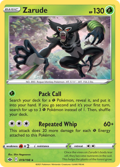 Pokemon Chilling Reign Zarude - 19
