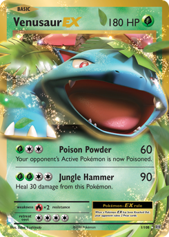 Pokemon Evolutions Venusaur-EX - 1