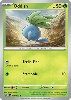 Pokemon Obsidian Flames Oddish - 1