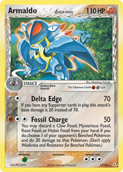 Pokemon Holon Phantoms Armaldo δ - 1