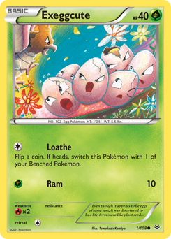 Pokemon Roaring Skies Exeggcute - 1
