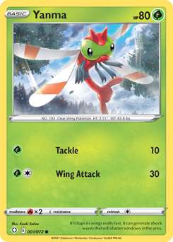 Pokemon Shining Fates Yanma - 1