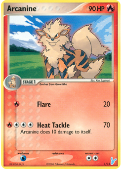 Pokemon EX Trainer Kit 2 Minun Arcanine - 1