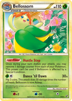 Pokemon HS—Undaunted Bellossom - 1