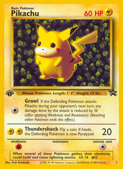 Pokemon Wizards Black Star Promos Pikachu - 1
