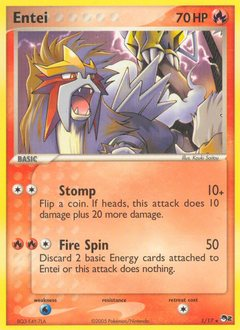 Pokemon POP Series 2 Entei - 1
