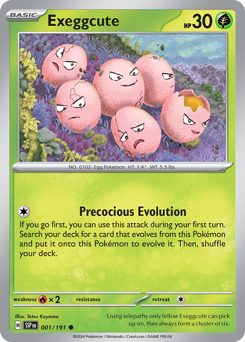 Pokemon Surging Sparks Exeggcute - 1