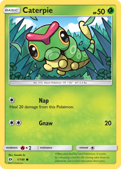 Pokemon Sun & Moon Caterpie - 1