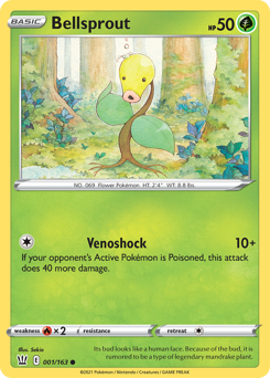 Pokemon Battle Styles Bellsprout - 1