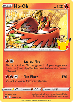 Pokemon Celebrations Ho-Oh - 1