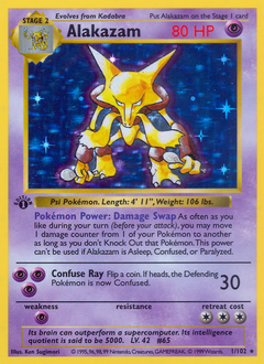 Pokemon Base Alakazam - 1