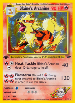 Pokemon Gym Challenge Blaine's Arcanine - 1