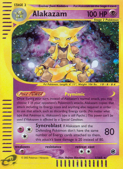 Pokemon Expedition Base Set Alakazam - 1