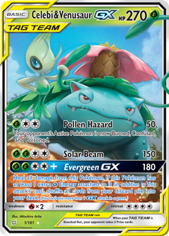 Pokemon Team Up Celebi & Venusaur-GX - 1