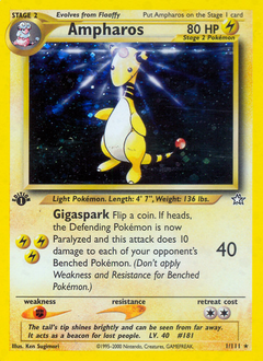 Pokemon Neo Genesis Ampharos - 1