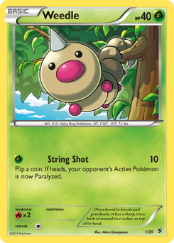 Pokemon Kalos Starter Set Weedle - 1