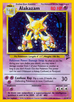 Pokemon Base Set 2 Alakazam - 1