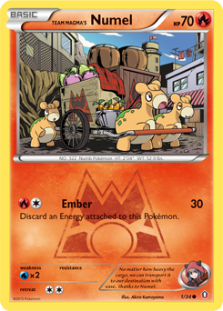 Pokemon Double Crisis Team Magma's Numel - 1