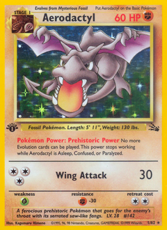 Pokemon Fossil Aerodactyl - 1