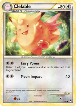 Pokemon Call of Legends Clefable - 1
