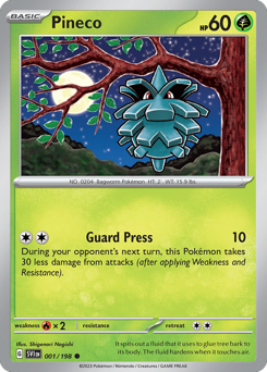 Pokemon Scarlet & Violet Pineco - 1