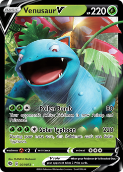 Pokemon Champion's Path Venusaur V - 1