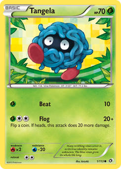 Pokemon Legendary Treasures Tangela - 1