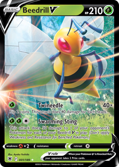 Pokemon Astral Radiance Beedrill V - 1